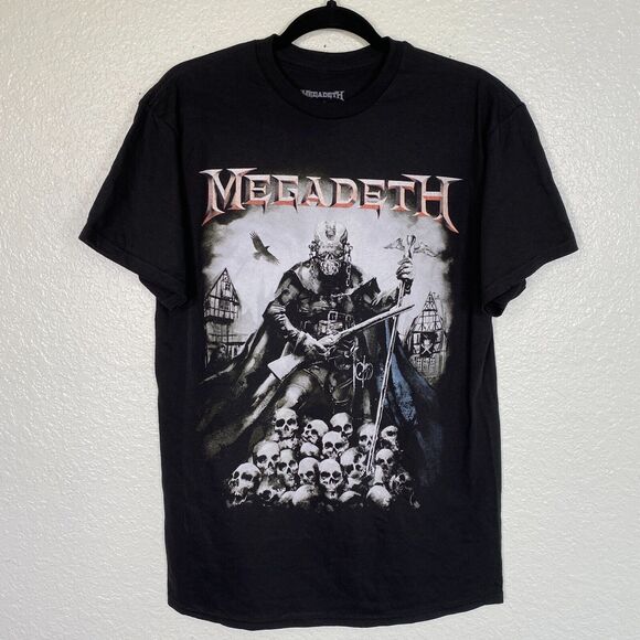 Megadeath Shirt Mens Medium Crush the World Tour 2023 Official Merch Graphic Tee - Picture 1 of 9